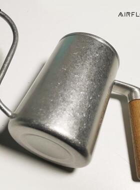 户外咖啡壶嘴长手咖冲啡壶34不锈钢细0嘴过滤咖FLS啡壶带盖Airflo