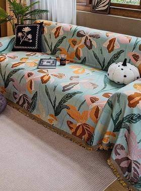 轻复古美式沙发盖布防滑四季通用沙MS-24奢高级感225新款发套罩0