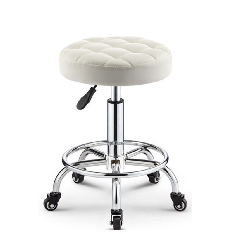 #美容凳理发店椅子旋转升降圆凳子美发大工凳滑轮美甲凳美容院专