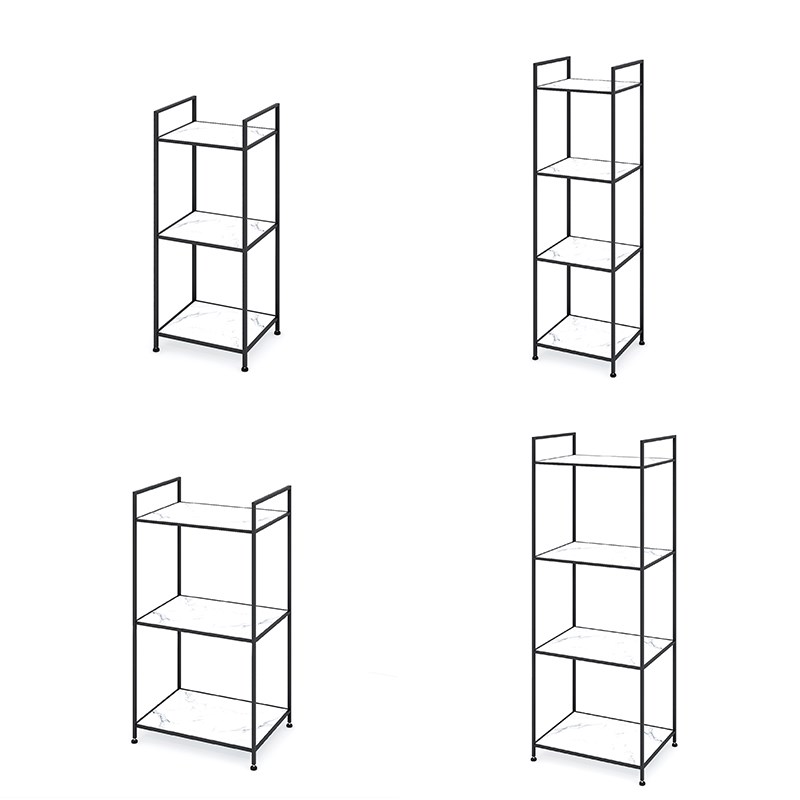 22QR卫生间夹缝置物架浴室卧室简易客厅书架墙角收纳储物层架落地