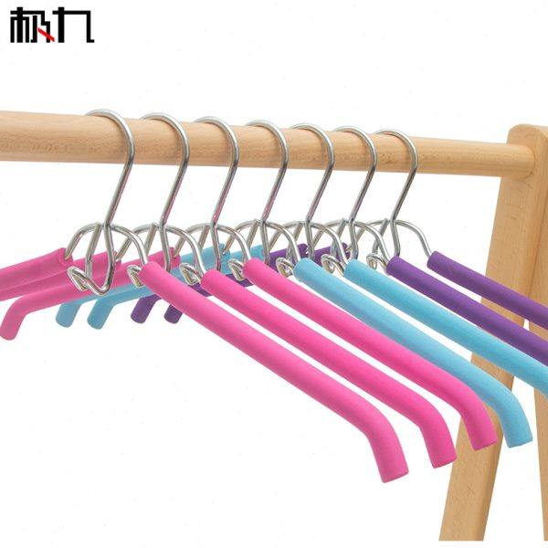 海绵不锈钢可叠加衣架收纳衣挂省空间豪华衣撑卧室防滑韩式衣架子,收纳整理,金属衣架,淘宝优惠券,粉丝福利购,淘宝优惠卷