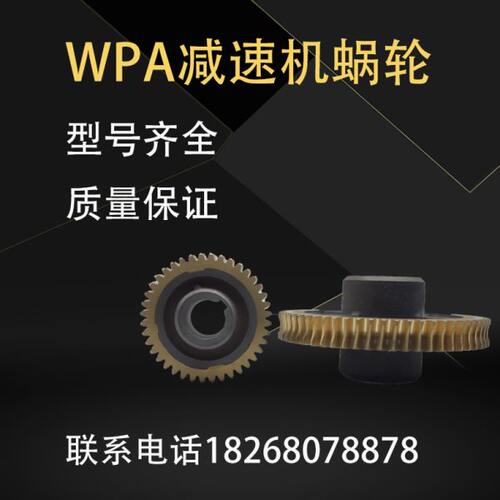 WPA蜗轮铜包铁铸铁减速机蜗轮WPA70型蜗轮蜗杆减速机wpa涡轮蜗杆