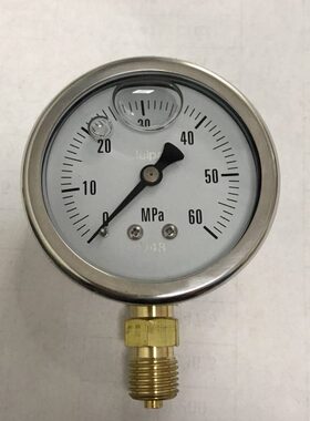 压力 0-60mpa 直经68mm 螺纹m14x1.5 耐震压力表 径向 雷派leipai