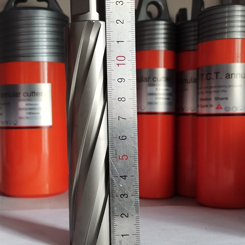 空心钻头磁力钻取芯钻磁座钻开孔套料穴钻14 26-98*100mm