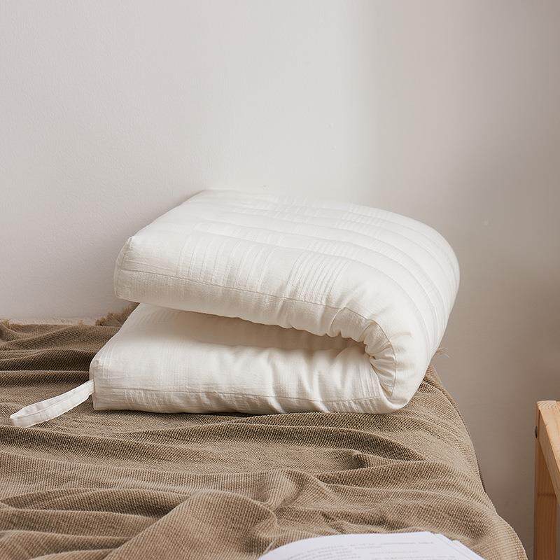 A类儿童全枕头枕芯一对生态原棉儿童护颈棉枕单1550041纯眠棉睡成