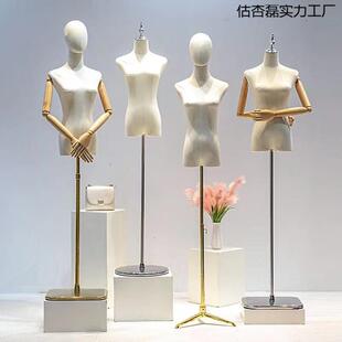 新款服具装店半模特假人道展示架饰品570服饰装人身台展示服泡沫