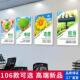 办公室励志墙贴企业文激装 化墙饰布挂画会议室xkltz团队标语置公
