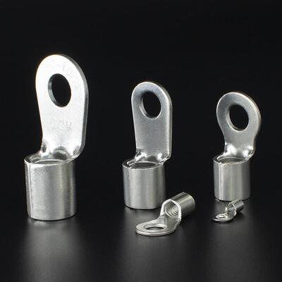 CH端头RNB2-5SRNB2-5S/L形紫铜0.7厚1000个厂J家冷子压圆裸接线端