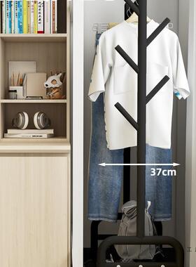 衣宿角落CJO地挂衣架不占地收纳衣帽架子门后舍家用转网红晾衣架