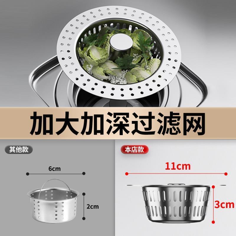 厨房下水管排槽道防臭双
