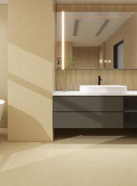 莱石瓷砖60客0x1200微哑模具面地板砖别墙墅酒店卫仿石纹生间砖厅