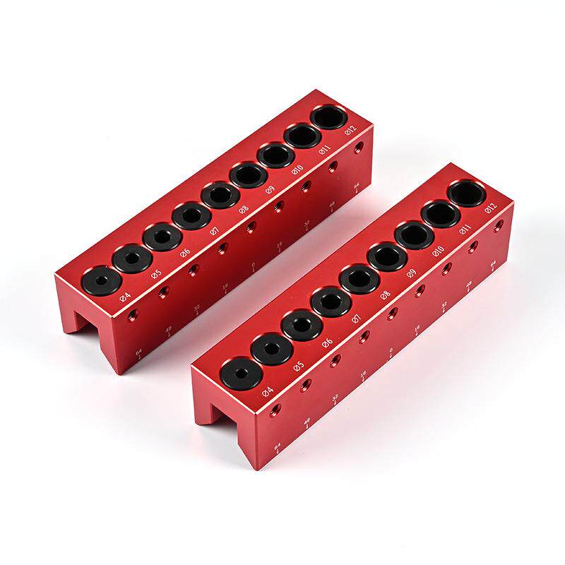 09758度480工工打孔定位器四方木45钻孔圆棒打木孔器木定位器电钻