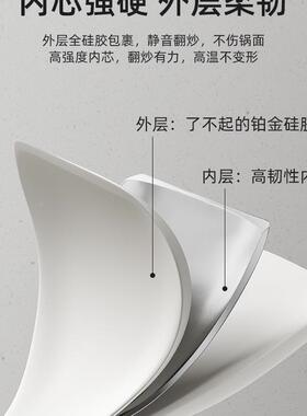 硅胶锅铲粘BYG-01锅炒菜铲不子家用耐勺高温汤漏厨具套勺装