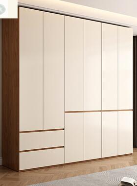 卧衣橱一柜到顶意式欧松板衣柜大54983空间储木物衣柜室桃色胡实