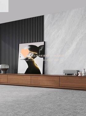 客卓尚乾整装胡落地电视柜地台超窄桃柜卧室小户KZM色型色厅红实