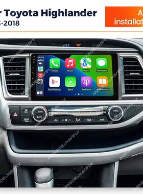 适于Toy控otaHighlan2der073713-2018车载中安卓导航无线c用arpla