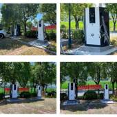 能源新汽车大功率多充电桩160kw528 240k直流充w电桩商用运营枪快