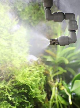 雨林态生缸喷淋加湿系统定雾化头模拟降雨自动LFB浇花器喷时浇水