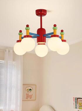 孟t菲斯vinage中彩色客吊灯多巴胺卧室厅护眼773古儿童房主卧装饰