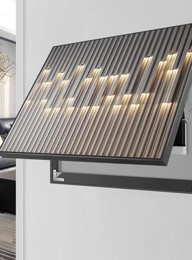 现代简约轻奢电箱装饰画高级配电箱遮RLR挡关表电闸强弱开感盒挂