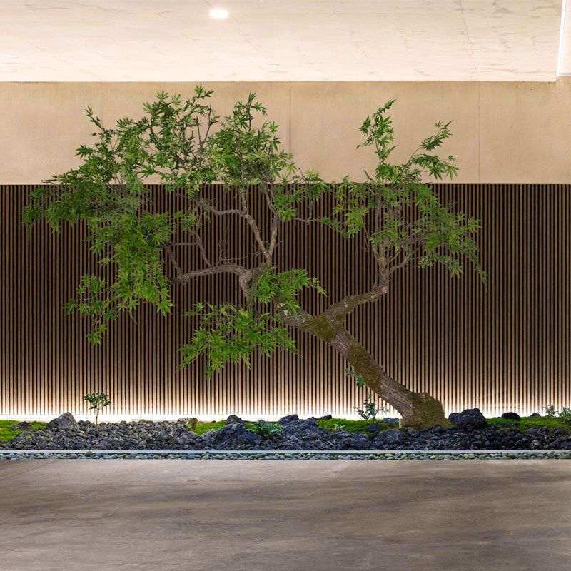 仿真大型绿植室内餐饮装饰北欧仿生假树摆件软装设计造型植物摆设