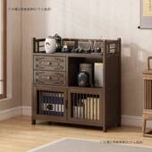 新中博古架室茶置架茶式 厅 叶柜展示柜落物地隔断多宝阁客无品牌