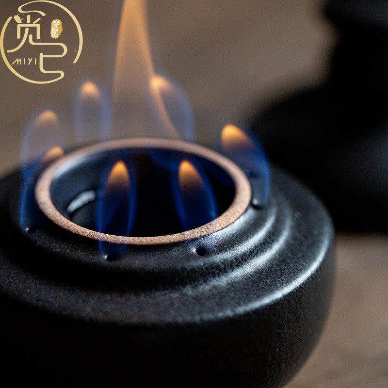 觅炭炉煮茶炉酒精灯用家户43163外水陶瓷烧煮茶器温酒炉温茶茶道