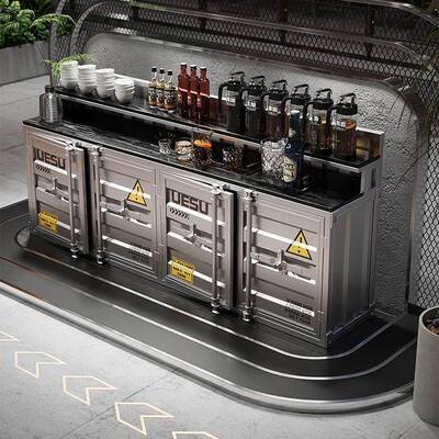 工业风调料台自小料台火锅店餐厅烧烤烤肉料7777果台水凉助菜蘸佐