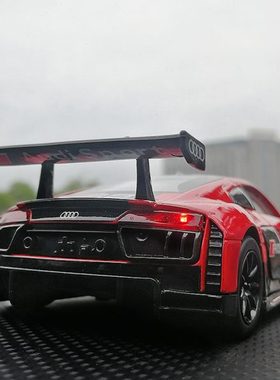 房车大赛DTM赛道版R8车模型汽车摆件个性潮流车内饰品男生创意