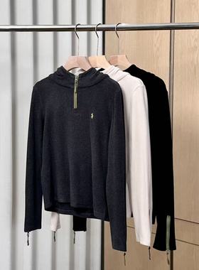 【妍妍粉丝专享】25新款百搭连帽套头打底上衣ONSD2015115708