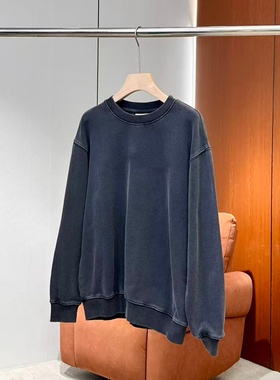 【妍妍粉丝专享】复古重磅毛圈棉百搭圆领卫衣ONSW1835105597