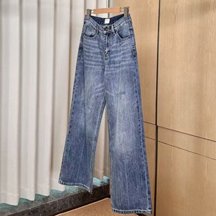 新款 妍妍粉丝专享 26春季 ONKN04626002 百搭水洗棉阔腿喇叭裤