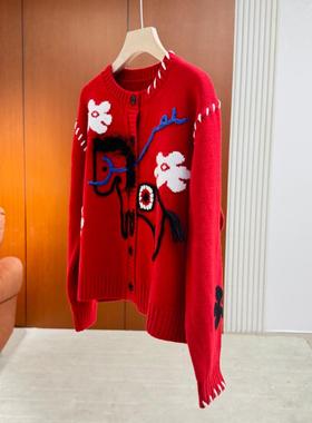 【妍妍粉丝专享】25新款刺绣毛衣ONWM245125870