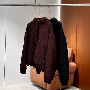 时尚 25新款 连帽菱格纹格夹克外套ONSM2205125797 妍妍粉丝专享