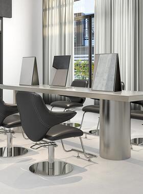 JS250104网理发红镜台发廊专用美发店新款发镜子单剪双面烫染区一