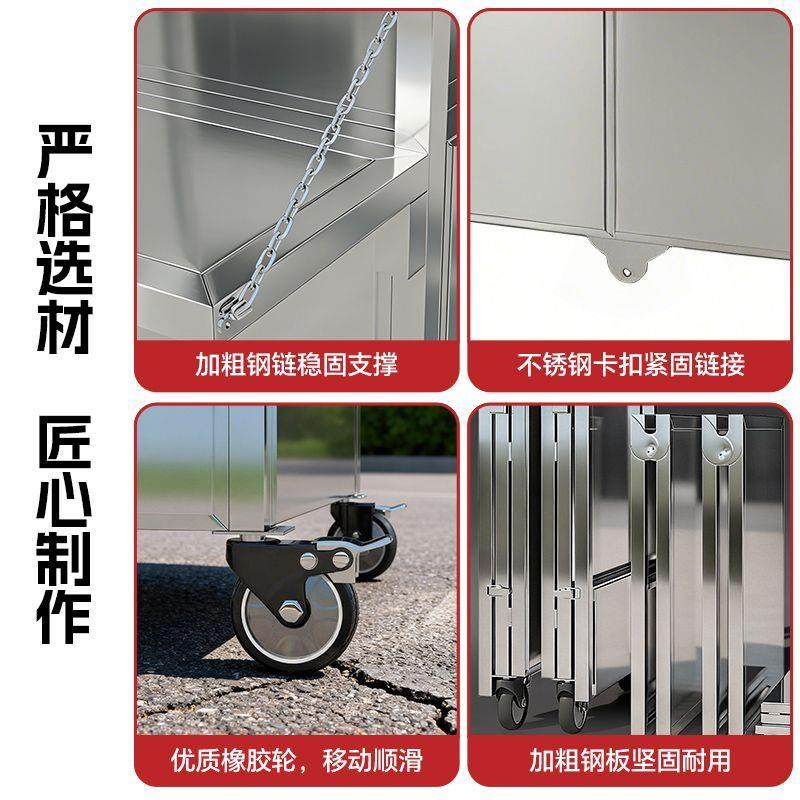 可折叠夜市移动摆摊车小