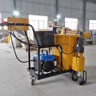 市政水泥路面修补小型60升沥青灌缝机 公路养护翻修牵引式灌缝机