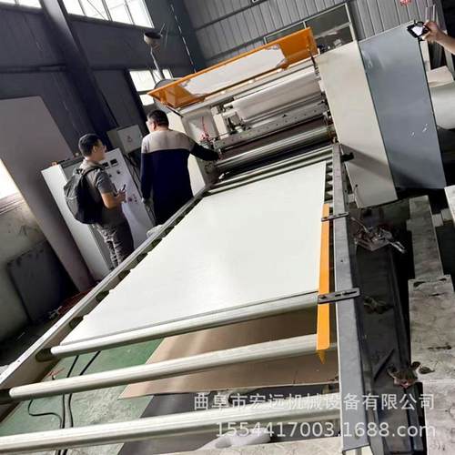 PVC膜TPO平贴机 高温热烫镀锌钢板贴合机 铝卷不锈钢卷开平覆膜机