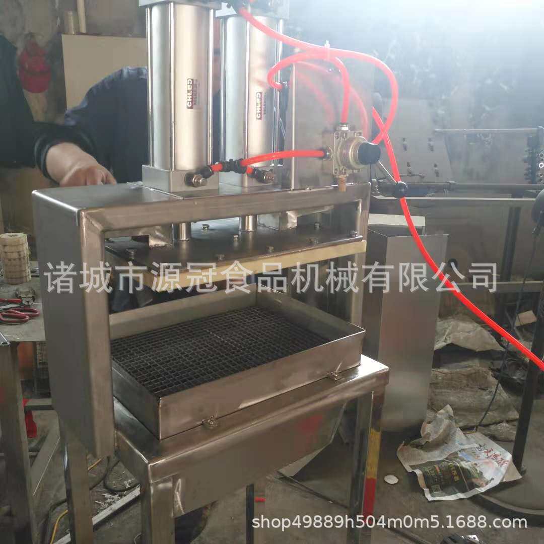 厂家供应麻辣豆腐切块机 鱼豆腐豆干切割设备 气动千页豆腐切块机