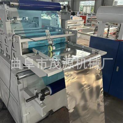 双面计米贴面剪板机 成卷钢卷铝卷双面覆膜机 镀锌钢卷贴膜机