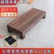 碳化防腐木制脚踏凳垫脚踩脚板实木台阶办公放脚凳垫高板踏脚凳子