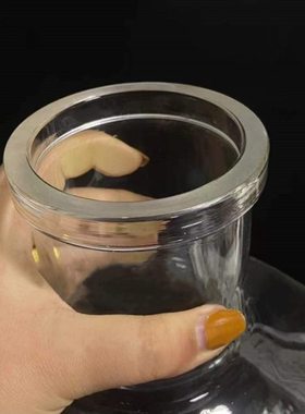 玻璃旋蒸瓶3L5L10L15L20L厚料法兰旋转蒸发器配套蒸发瓶接收烧瓶