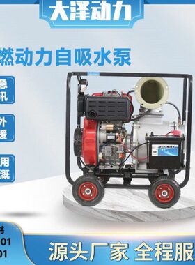 防汛柴油水泵4寸6寸2自吸式 便携 TO40EW TO60EW TO20EW大泽动力