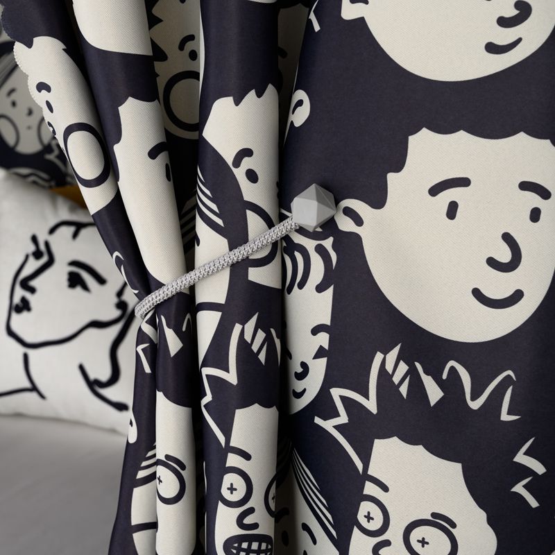 学生宿舍床帘寝i室上铺男强遮光加厚动漫下铺女全封闭窗帘床幔帘