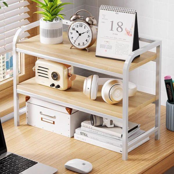 桌面置物架公桌书架收纳盒多层台面分层架子宿舍桌上学习文件架,收纳整理,书桌收纳置物架,淘宝优惠券,粉丝福利购,淘宝优惠卷