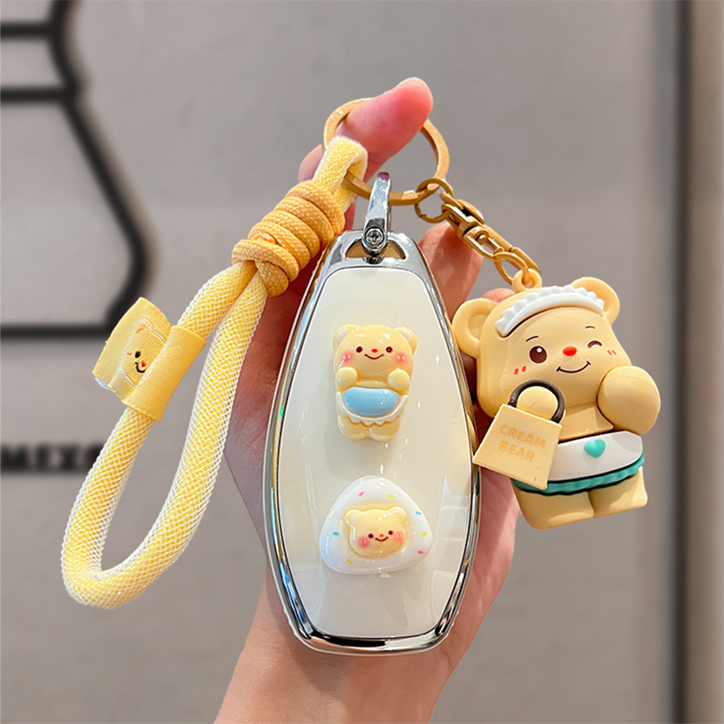 2024款红旗h5钥匙套女23款hs5/h6/hs3/h9扣ENQM5/EHS3汽车可爱包