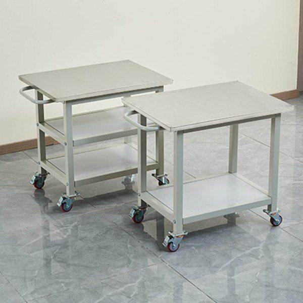 防静电台双层多层不锈钢移动操作台生产线工具物料周转小推车,商业/办公家具,线棒货架/工作台,淘宝优惠券,粉丝福利购,淘宝优惠卷
