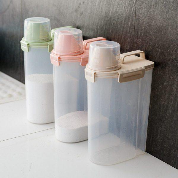 塑料米桶箱密封罐家用面粉杂粮储物收纳盒五谷米箱大容量包邮