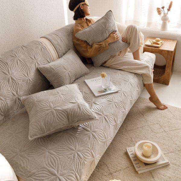 毛绒沙发垫四季通用防滑冬季水晶绒垫子新款坐垫皮沙发套罩盖布巾,居家布艺,沙发垫,淘宝优惠券,粉丝福利购,淘宝优惠卷