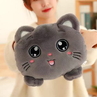 热水袋充电防爆毛绒可爱暖宝宝女生用暖肚子可拆洗暖水袋电暖手宝